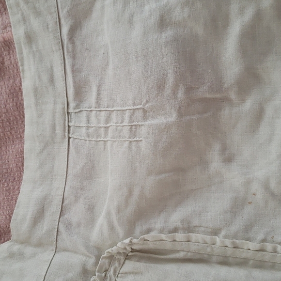 ALEXANDRA BARTLETT notched V-neck blouse Size L - Picture 6 of 7